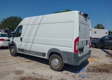 2016 Ram Promaster 2500 High Roof from USA, damaged, VIN 3C6TRVCG9GE107680